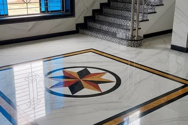 Marble flooring project in Eluru